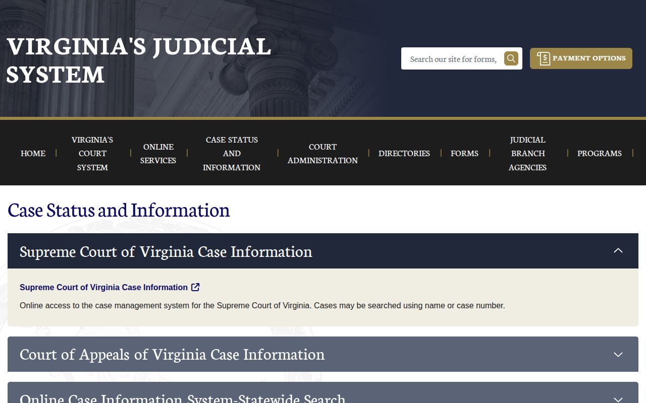 Virginia court portal used to verify Lunenburg County release records