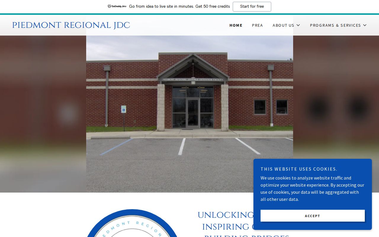 Piedmont Regional Juvenile Detention Center release contact and facility information